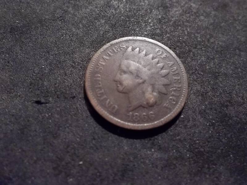 lot 194 image: 1866 Indian Head Cent