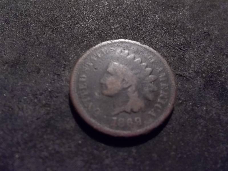 lot 197 image: 1869 Indian Head Cent