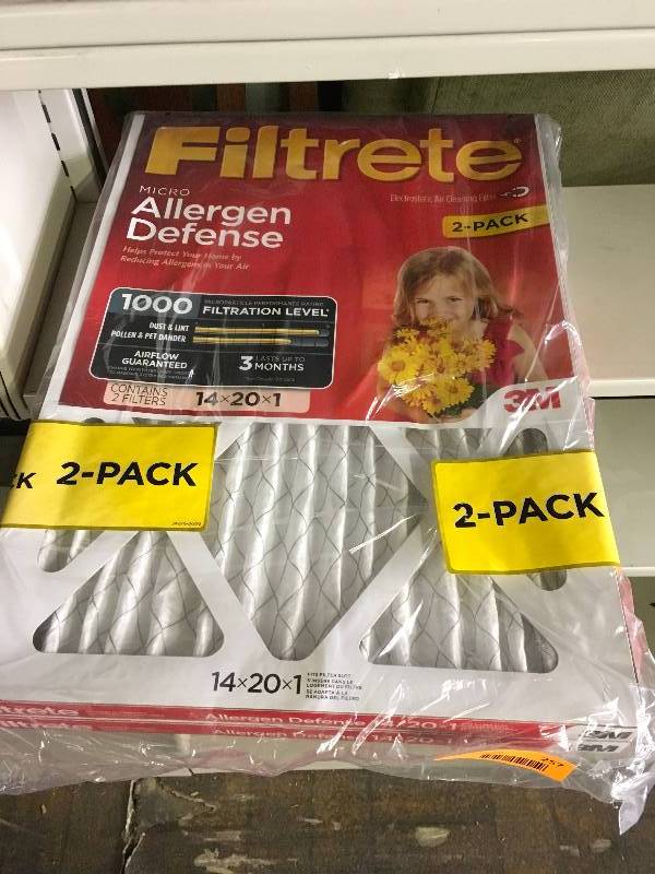 Filtrete 14x20x1 2 Pack Air Filters