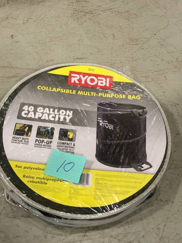 Ryobi Lawn and Leaf Bag  open box in like new condition