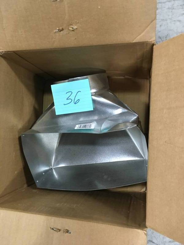 12 in. x 6 in. to 6 in. 90-Degree Register Box  open box in like new condition