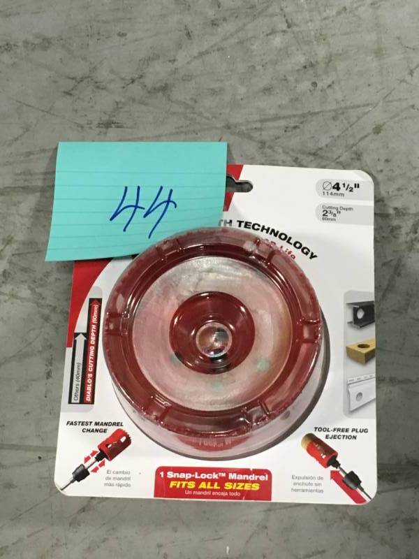 Diablo 4-12 in. Bi-Metal Hole Saw  open box in like new condition
