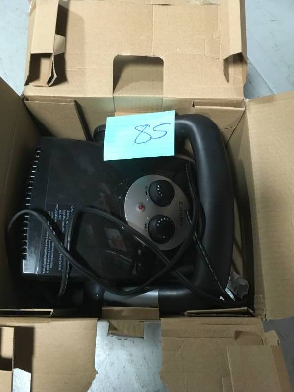 Lasko Wind Curve 42 in. Oscillating Tower Fan with Fresh Air Ionizer  open box in like new condition