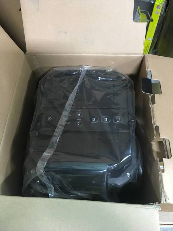 lot 19 image: OXX COFFEEBOXX Single Serve Coffee Maker in Desert Tan open box in like new condition