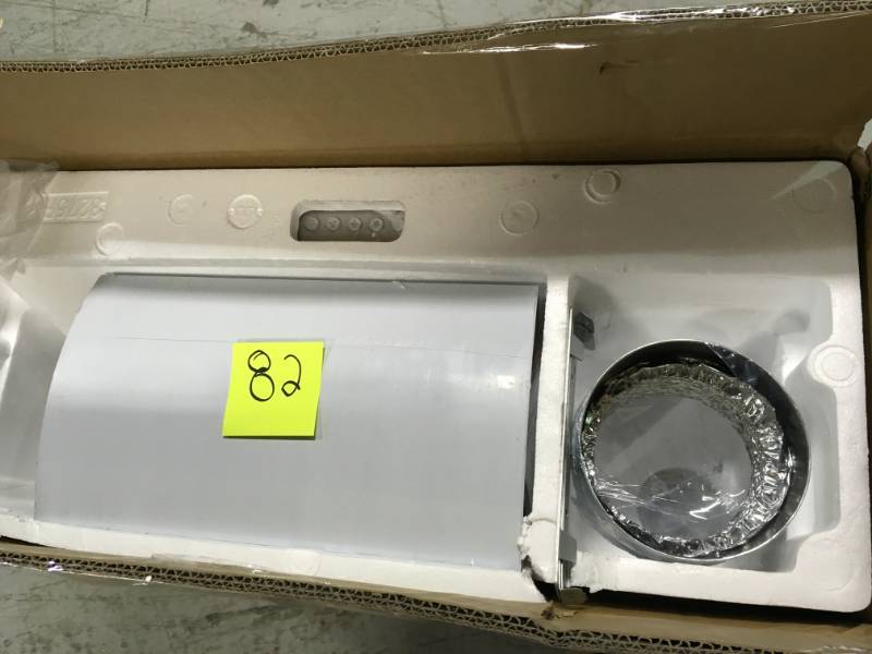 lot 82 image: Trifecte 30 in. Wall-Mounted Range Hood in Stainless Steel with LED Light not used