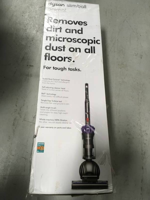 lot 97 image: Dyson Slim Ball Animal Upright Vacuum Cleaner open box in like new condition