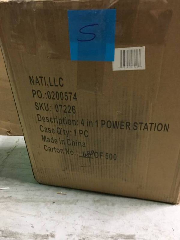 SPEEDWAY Emergency Car Jump Starter and Compressor with Rechargeable Battery USED in good working condition