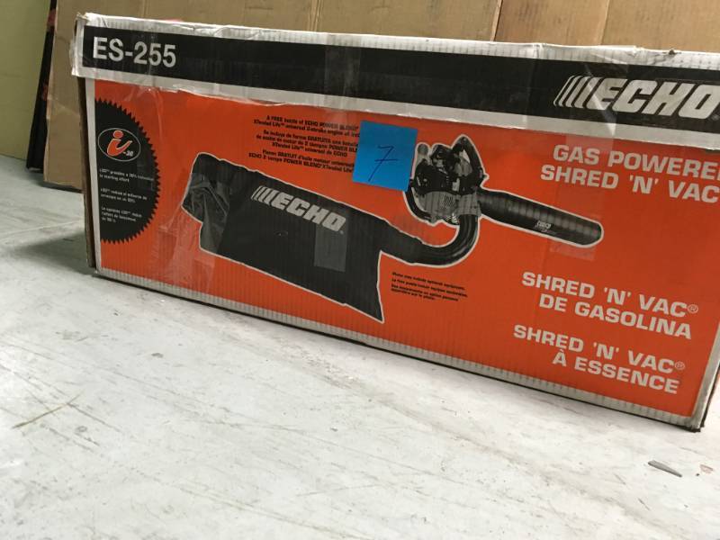 ECHO 191 MPH 354 CFM 25.4cc Gas 2-Stroke Cycle Leaf Blower Vacuum USED in good working condition