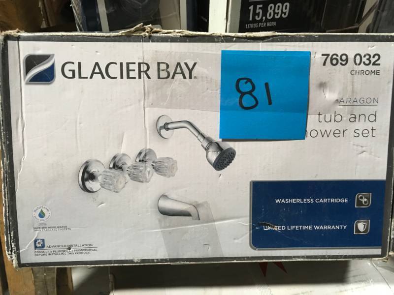 Glacier Bay Aragon 3 Handle 1 Spray Watersense Tub And Shower