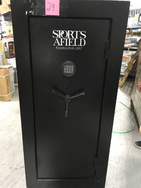30 Gun Fire Rated, E-Lock Gun Safe, Black Textured 30 Gun Fire Rated, E-Lock Gun Safe, Black Textured