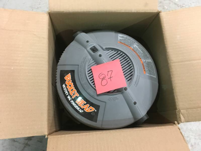 lot 87 image: Bucket Head 5 gal. 1.75-Peak HP Wet Dry Vac open box in like new condition