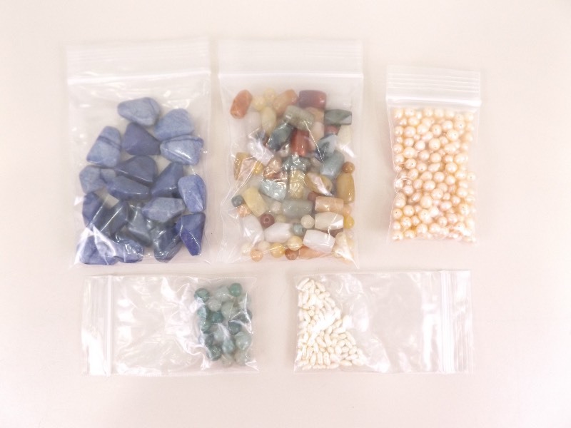 Lot of Freshwater Pearl, Jade, etc. Beads