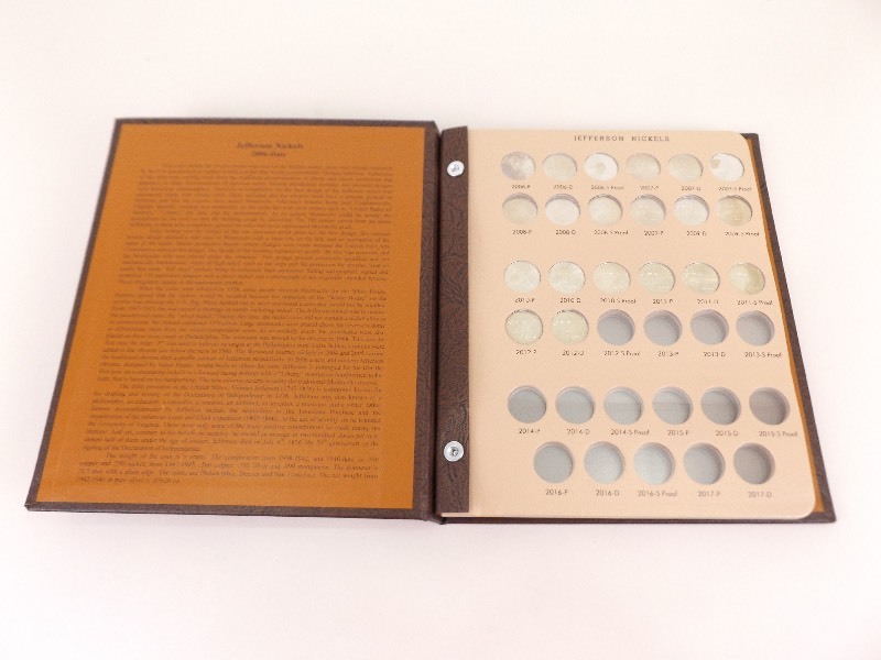 Dansco Coin Book of 20 Gem Mint BU Jefferson Nickels
