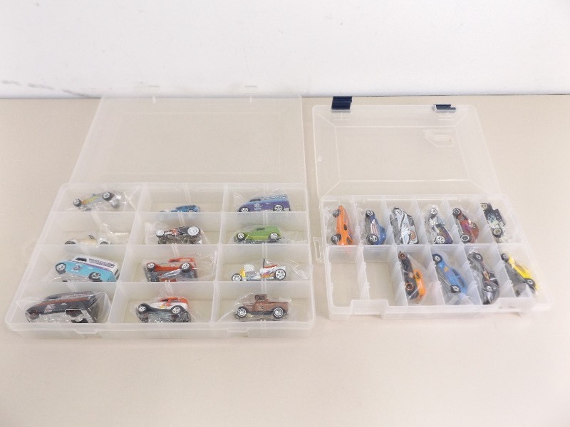2 Cases of 22 MINT Loose Hot Wheels Real Riders, Blackwall, etc.