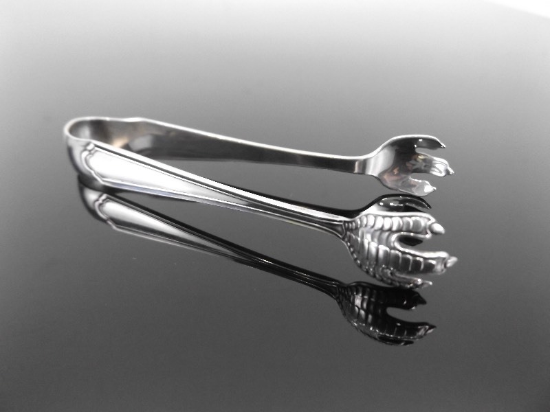 Antique .925 Sterling Silver Tongs