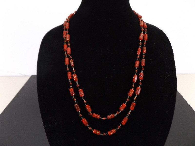 Antique 54 Trade Bead Bead Necklace
