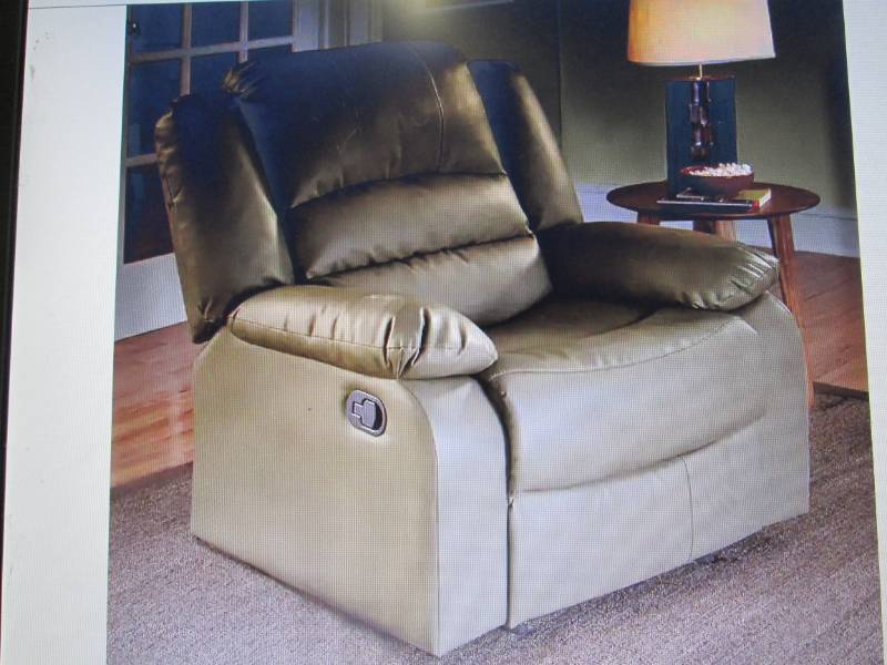 Overstuffed Recliner open box Retai...