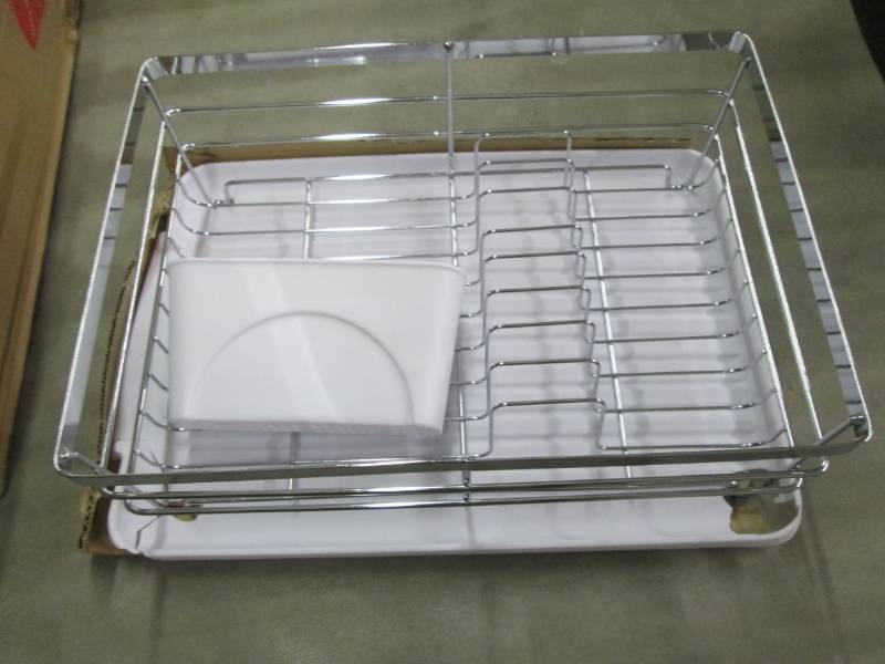 Chrome Dish Rack open box, lower tr...
