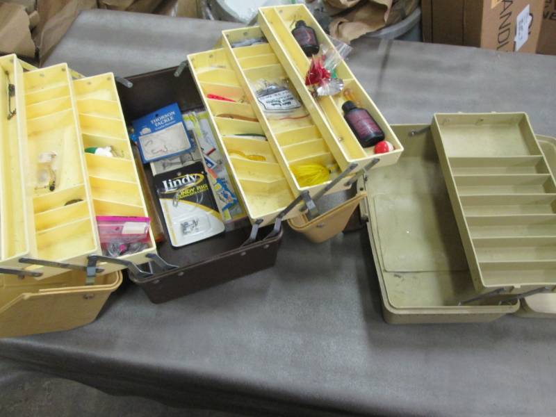 2 Tackle Boxes with some tackle con...