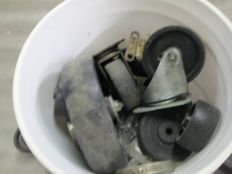 Bucket of Asoorted Caster Wheels...