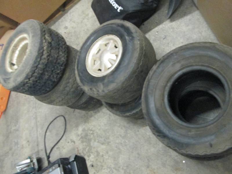 Lot of 7 EZGO Golf Cart Tires...