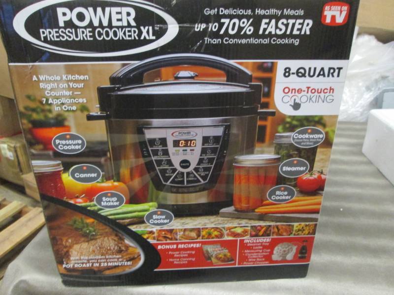 Power Pressure Cooker XL open untes...