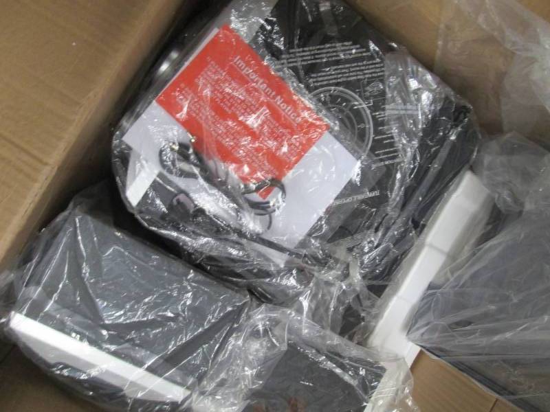 Stereo with Turn Table open box,  ...