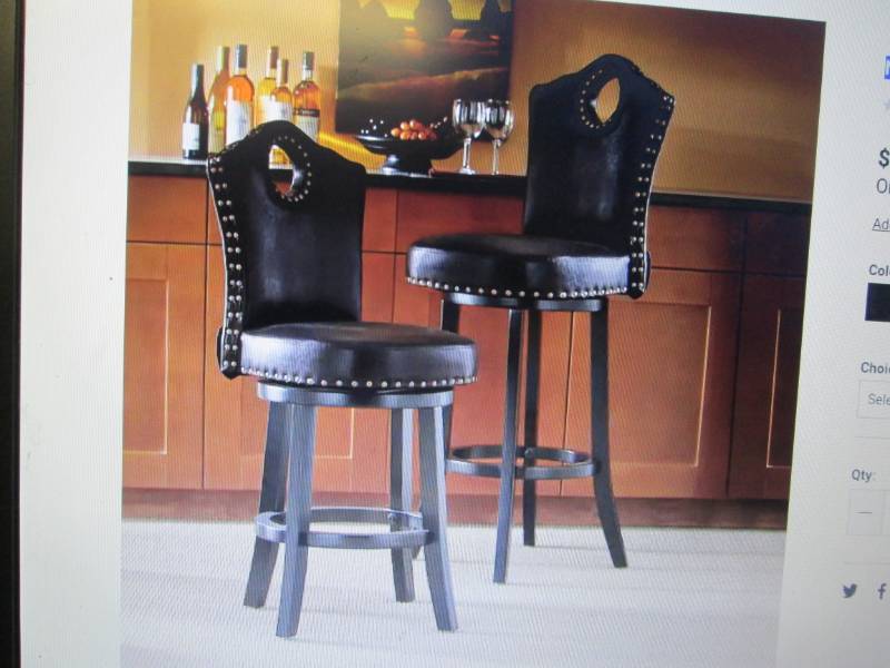 Nailhead Stool open box Retail $139...