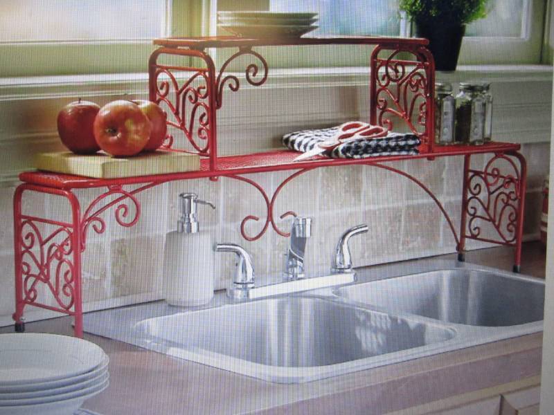2-Tier Scroll Sink Shelf open box R...