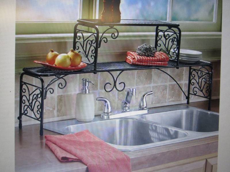 2-Tier Scroll Sink Shelf open box R...