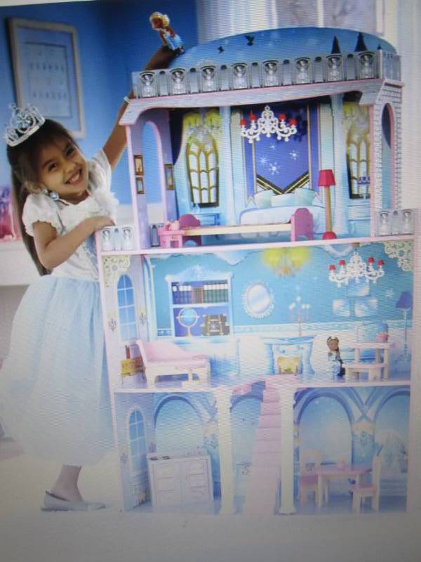 2-In-1 Fantasy Dollhouse with Furni...