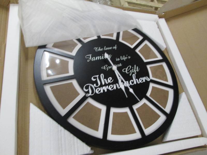 Personalized Wall Clock- open box, ...