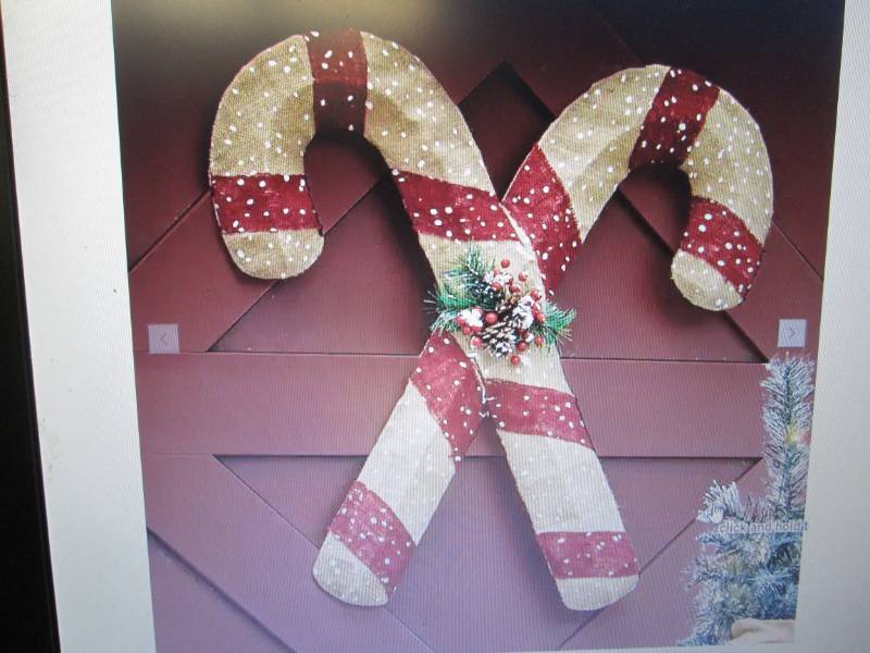 Glitter Candy Cane open box , untes...