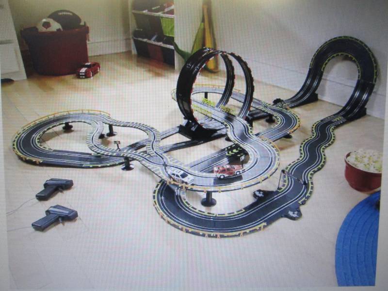 Big Racer Slot Tracks Set open box ...