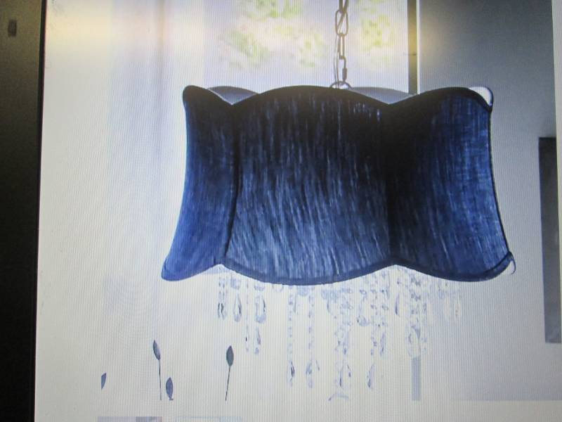 Crystal Swag Lamp open box, unteste...