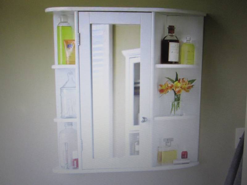 Mirrored Wall Cabinet open box Reta...