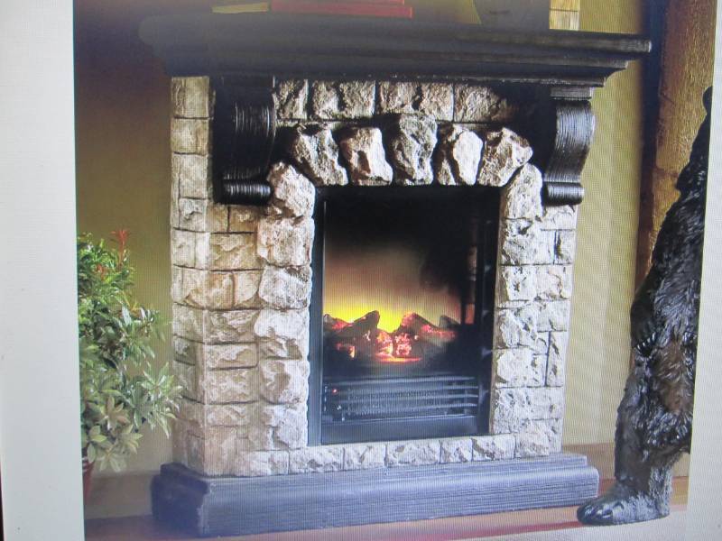 Faux Stone Fireplace Open Box Retai Commercial Materials Faux Stone Fireplace Open Box Retai