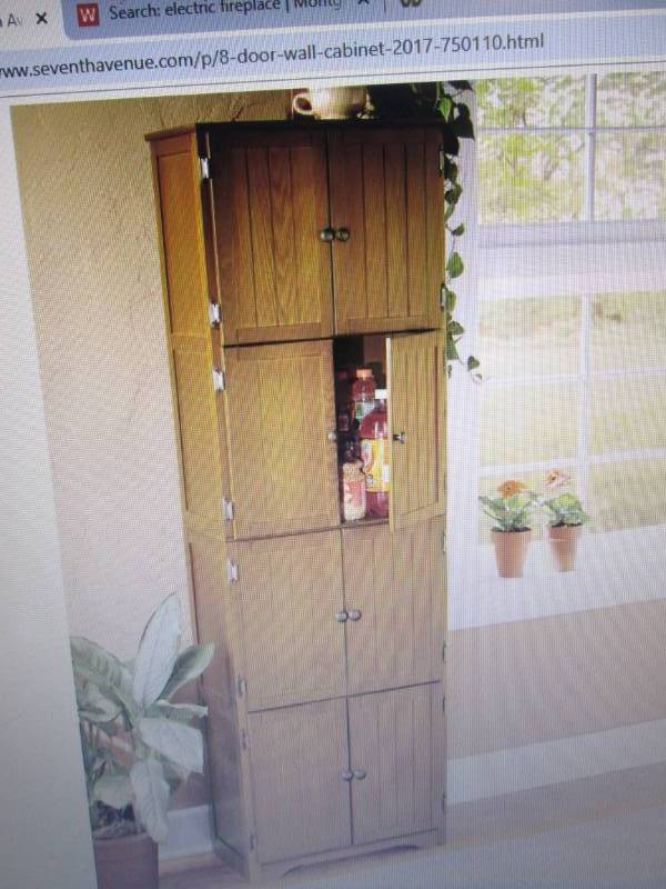 8 Door Wall Cabinet open box Retail...