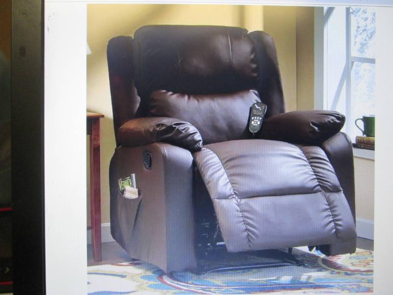 Massage Recliner open box, Retail $...