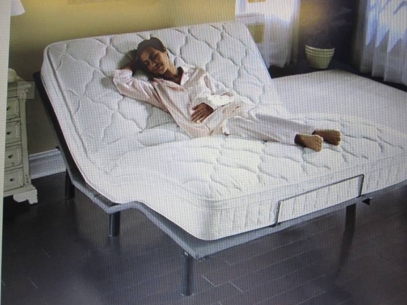 Adjustable Electric Queen-Bed Base ...