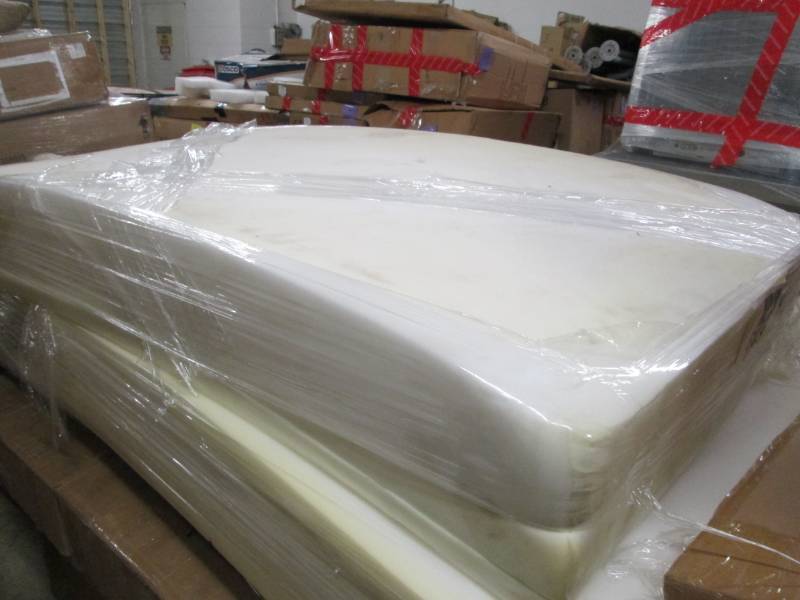 Twin Memory Foam Mattress open pkg,...