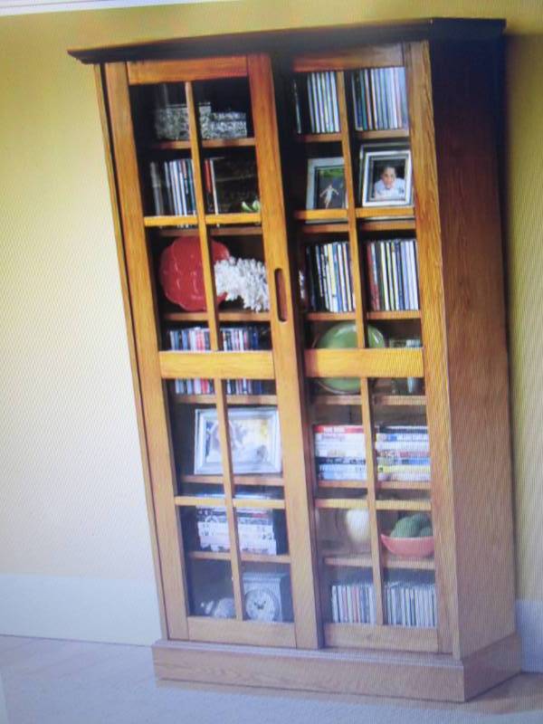 Merrick Sliding Door Media Cabinet ...