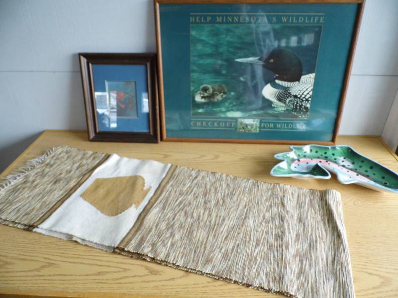 Loon Picture - Fish Tray - Table Runner