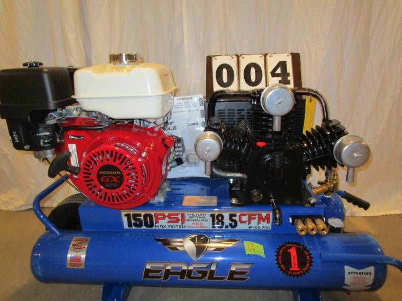 Eagle Job Site Twin Tank 10 Gallon Air Compressor
