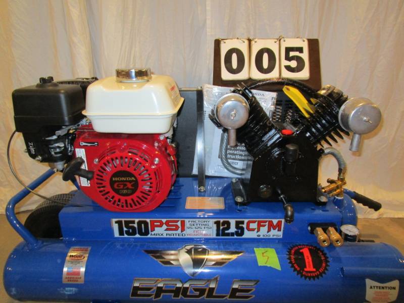 Eagle Job Site Twin Tank 10 Gallon Air Compressor