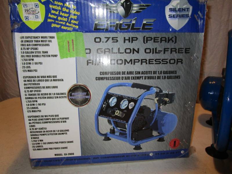 Eagle Silent Series Air Compressor - 1 Gallon