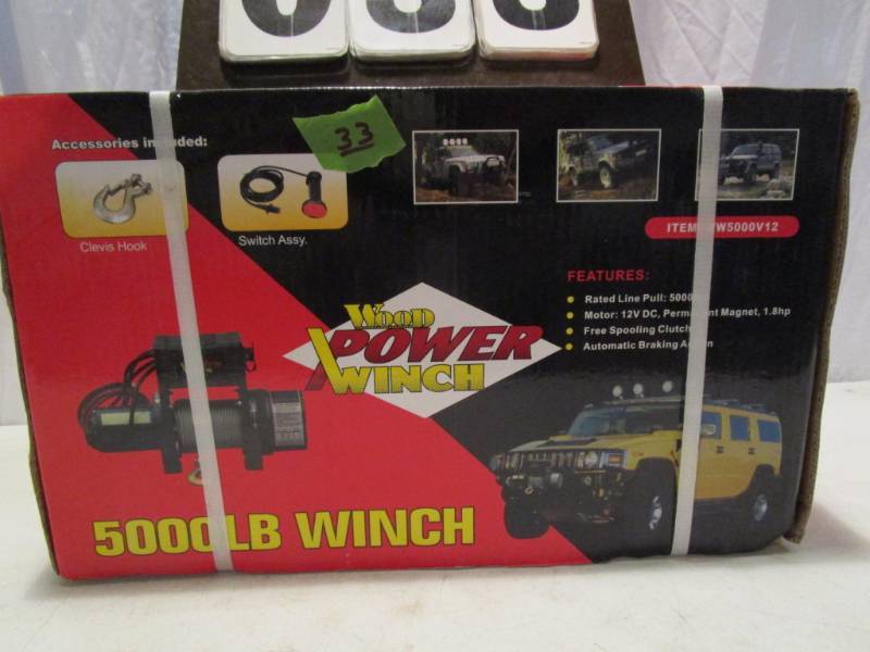 5000 lb Truck Winch