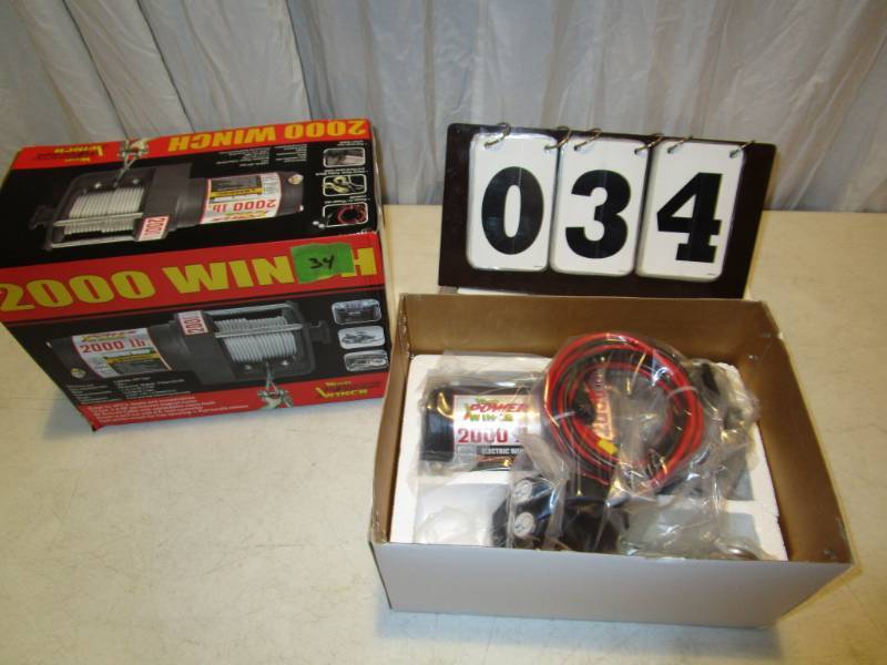Wood Power 2000 lb Winch