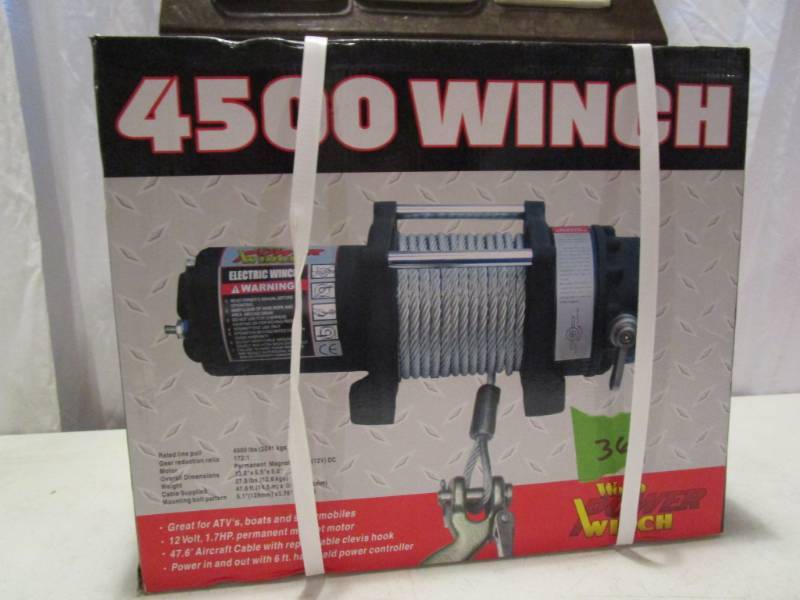 Wood Power 4500 lb Winch