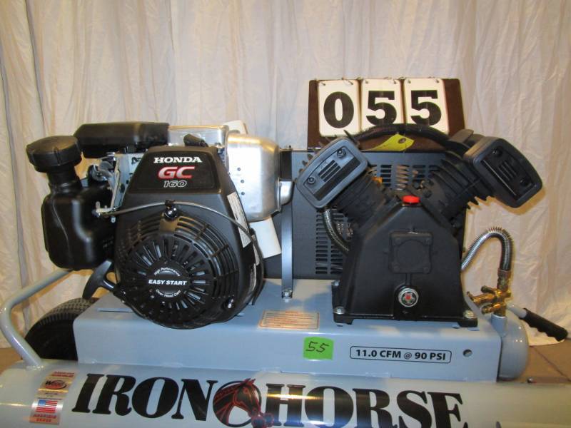 Iron Horse 10 Gallon Twin Tank Job Site Air Compressor